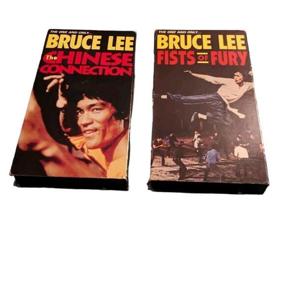 The Chinese Connection, & Fists of Fury (VHS, 1993), Both Starring Bruce Lee - Picture 1 of 10